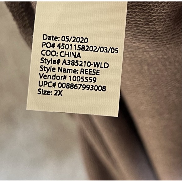 LOGO Lounge Lori Goldstein Jogger Pants Womens‎ 2X Purple Zebra Pull On Pockets - Picture 5 of 9